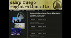 Desktop Screenshot of campfuego.net